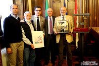 30.04.2014 Monza (sala consigliare) - Conferenza stampa di presentazione del 1° Trofeo "Monza Corre" - Foto di Roberto Mandelli