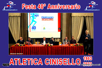 18.11.2023 Villa Ghirlanda Silva - Cinisello Balsamo (MI) - Festa 40° Anniversario Atletica Cinisello 1983-2023