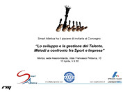 13.04.2014 Monza (MB) - Convegno "Lo sviluppo e la gestione del talento. Metodi a confronto fra sport e impresa"