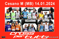 14.01.2024 Cesano Maderno (MB) - 1^ Prova Circuito Cross per Tutti FIDAL Milano 2024