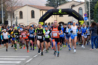 28.12.2019 Almenno San Salvatore (BG) - 1^ Maratonina dei Lemine (Partenza 1° e  2° Giro) Foto di Arturo Barbieri