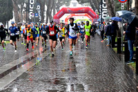 06.01.2025 Dalmine (BG) 16^ Mezza Maratona Sul Brembo (Partenza e Passaggio) foto di Arturo Barbieri