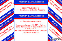04.09.2016 Castel Rozzone (BG) - 19^ Maratonina di Castel Rozzone / 8° Diecimila del Castello